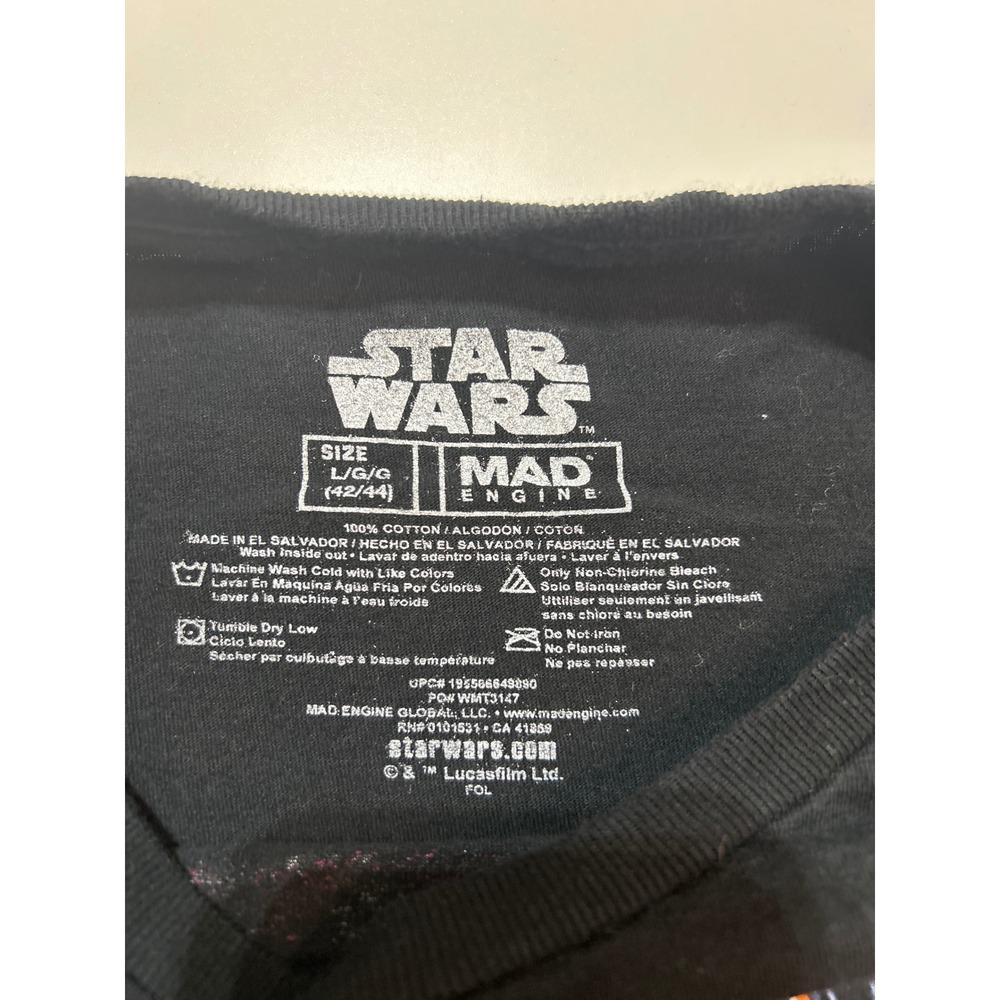 Star Wars Mad Engine Still Life Luke Skywalker Darth Vader Graphic Tee L - Picture 2 of 5